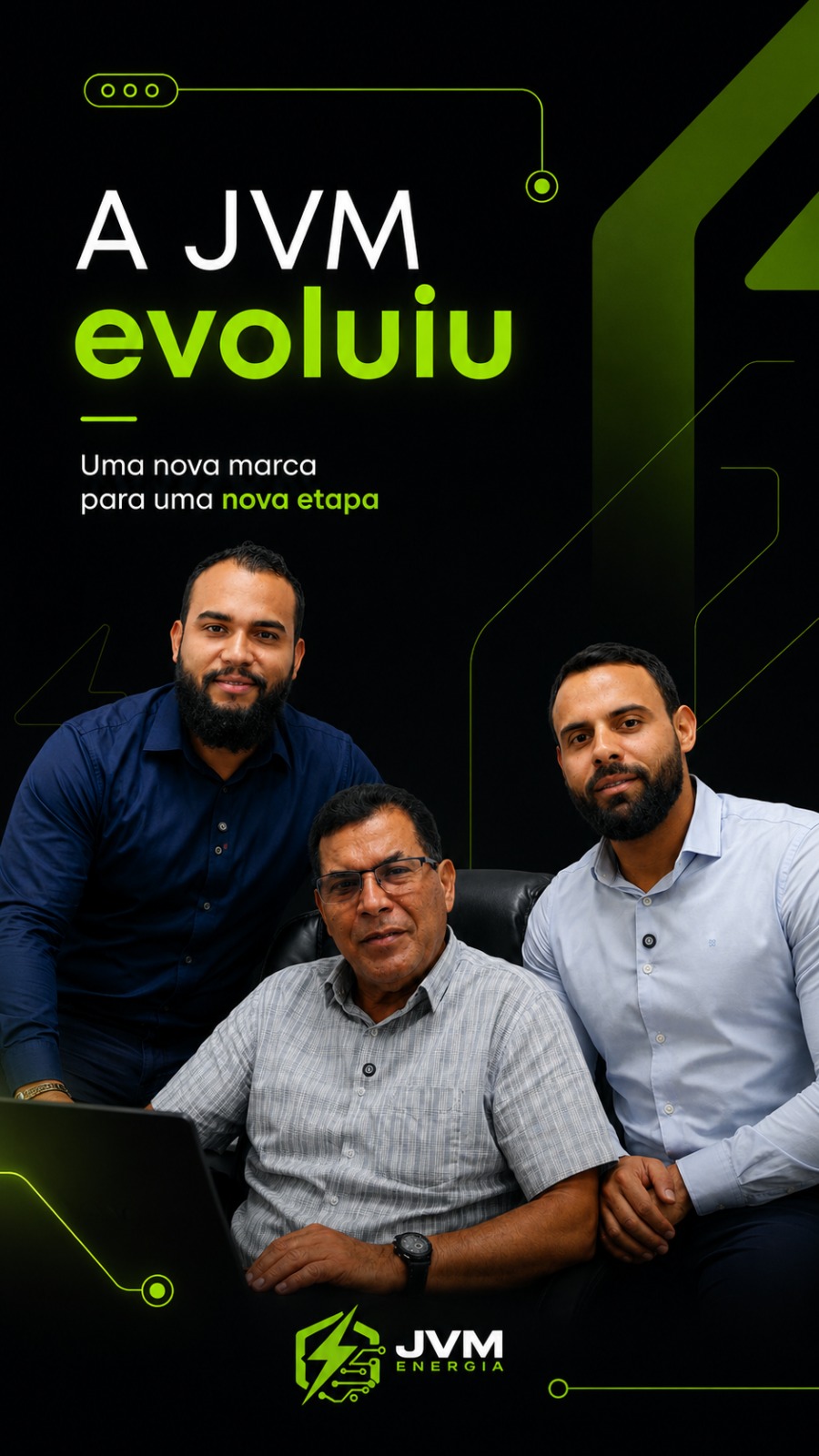 Fundadores e nova geração da JVM Energia